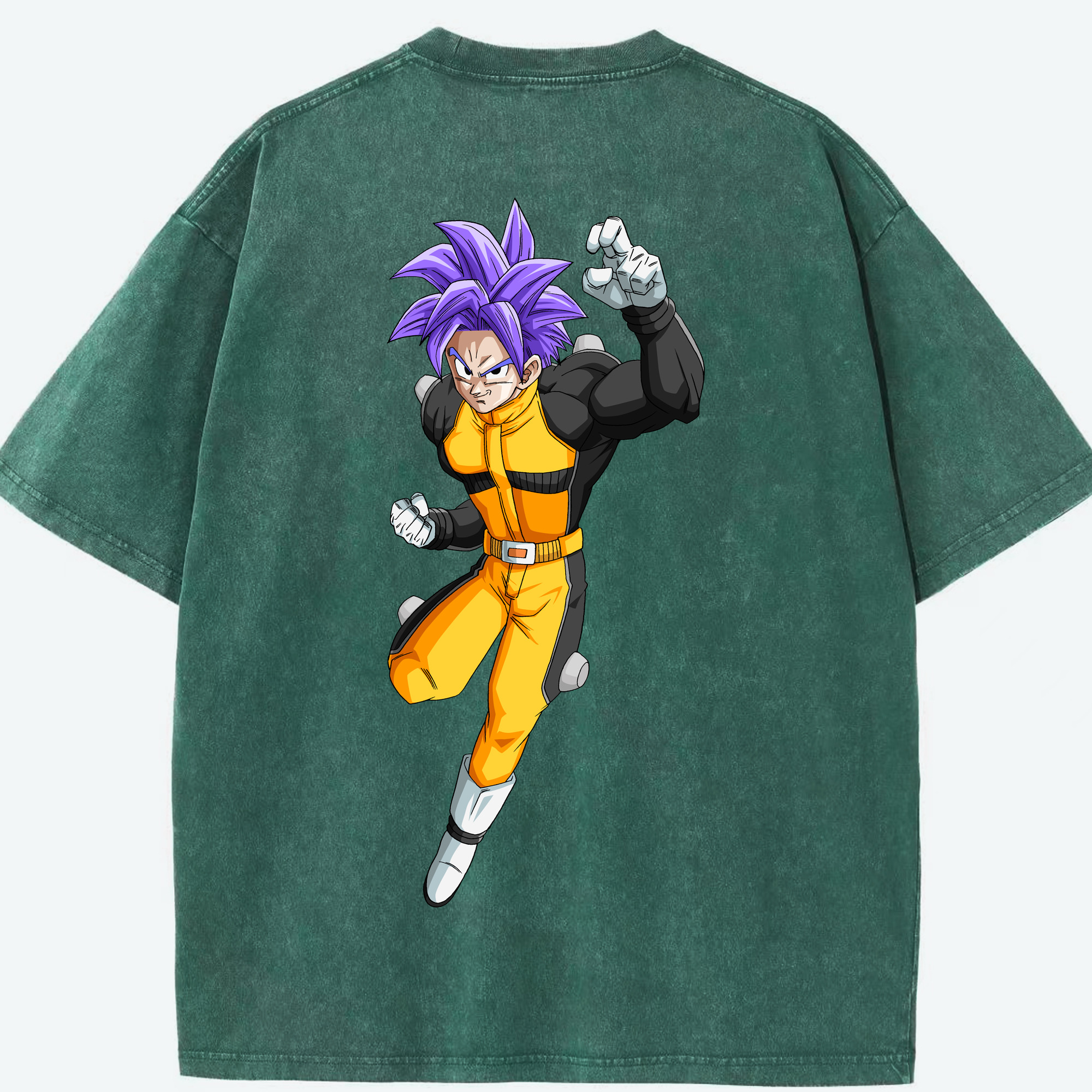 （画像用） ドラゴンボール DRAGON BALL 綿100% ヴィンテージ風 半袖Tシャツ（背面プリント）